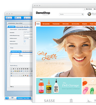 Shopware Frontend- und Backend